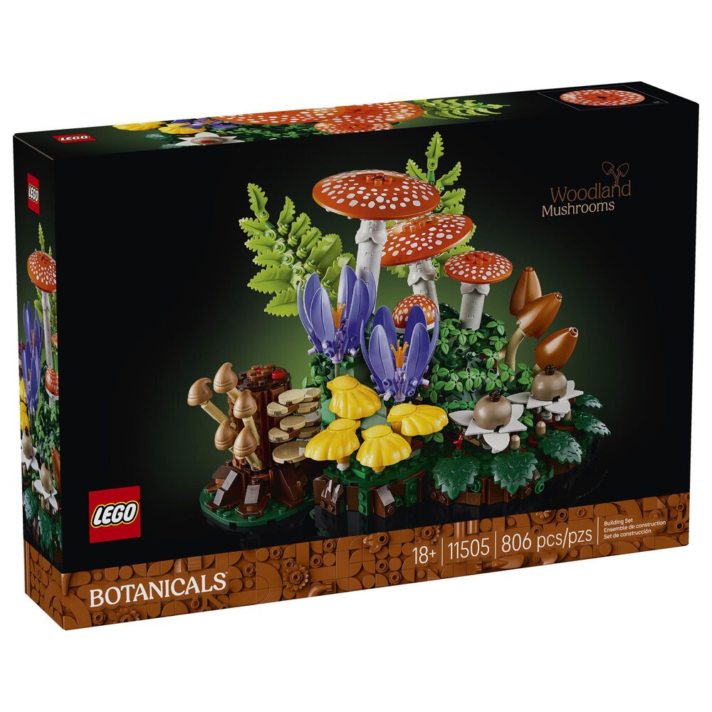 LEGO Botanicals Woodland Mushrooms Building Set, , large