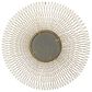 Maple and Jade Metal Sunburst Home Wall Mirror with Mirrored Accent in Polished Gold (Set of 3), , large