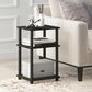 Homlux 3-Tier End Table in Americano, , large