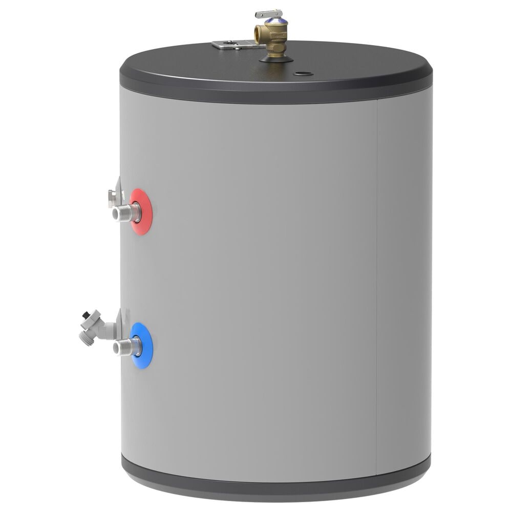 GE Appliances 18-Gallon Side Port Lowboy Electric Water Heater in Gray, , large
