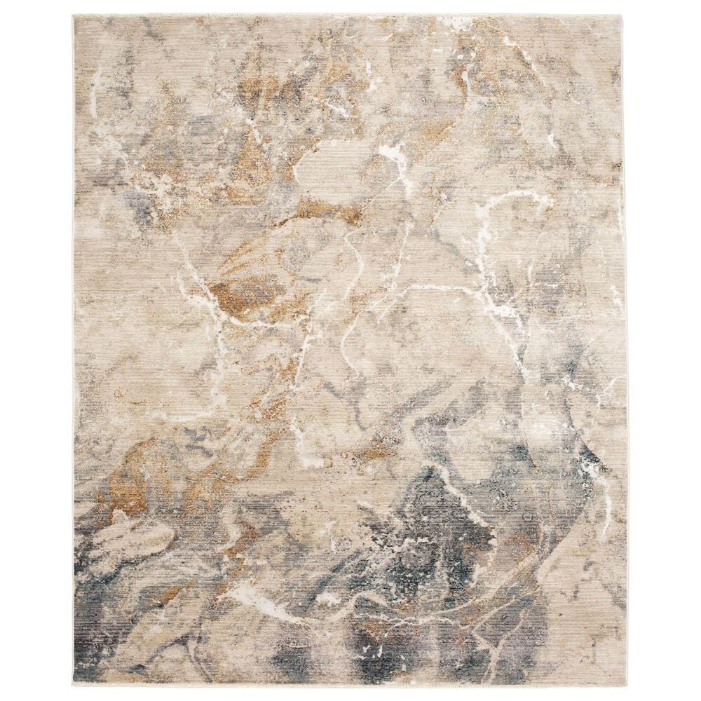 Karastan Echo Tesoro 7"10" x 10"3" Cream Area Rug, , large