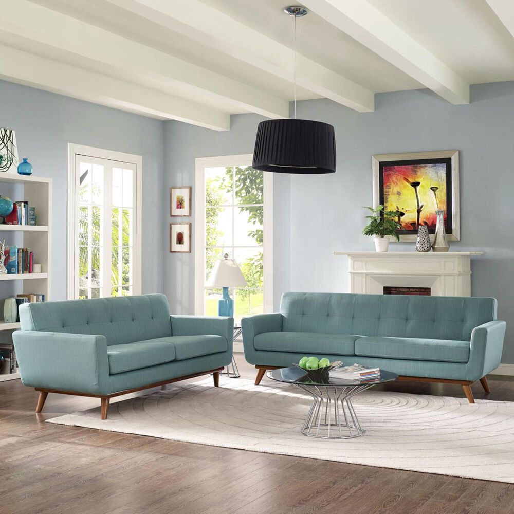Modway Engage Loveseat and Sofa in Laguna, , large