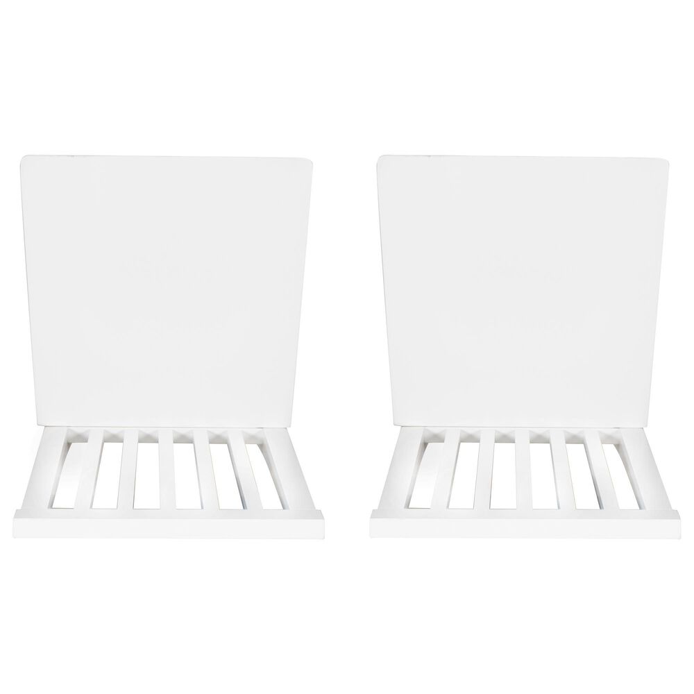 Linon Home Decor Percival Side Chair in White (Set of 2), , large