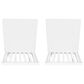 Linon Home Decor Percival Side Chair in White (Set of 2), , large