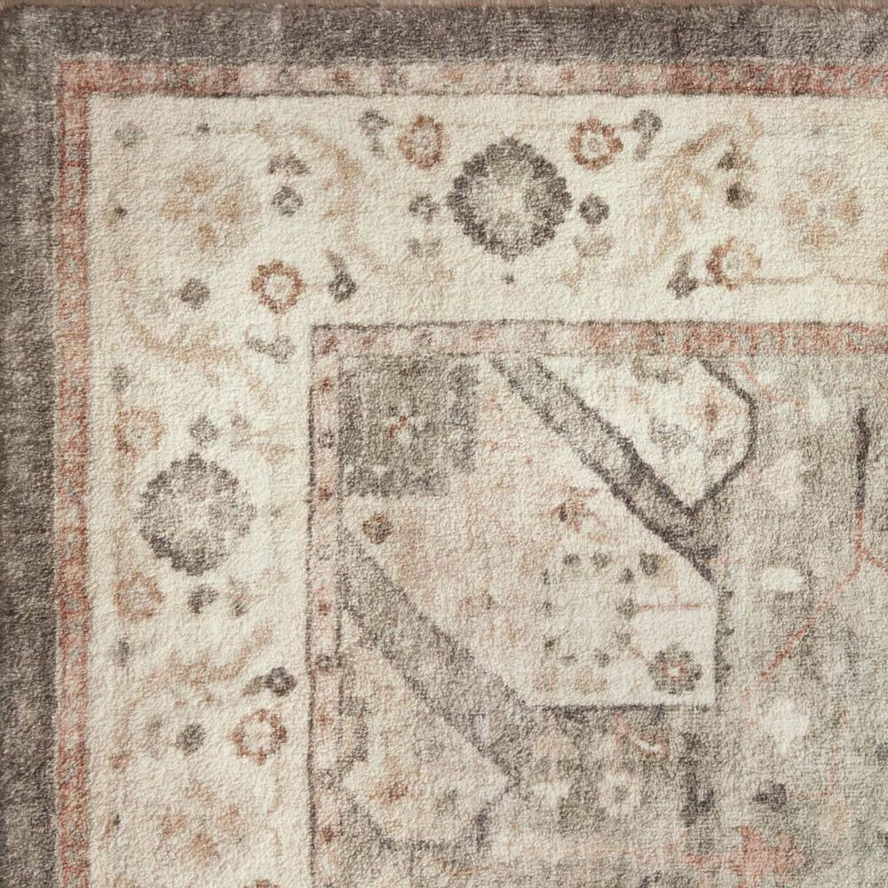 Loloi II Rosette ROS-09 2&#39;2&quot; x 3&#39;10&quot; Slate and Ivory Area Rug, , large