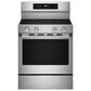 KitchenAid 4-Piece Kitchen Package with 31 Cu. Ft. French Door Refrigerator and 5.3 Cu. Ft. Smart Freestanding Electric Range in Stainless Steel, , large