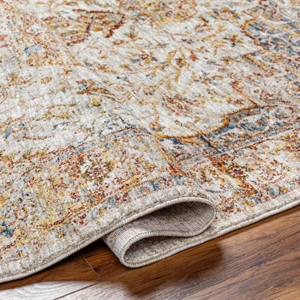 Surya Mona Lisa 10&#39; x 14&#39; Tan, Mustard, Brick Red, Sage, Dark Blue, Olive and Burgundy Area Rug, , large