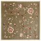 Safavieh Lyndhurst LNH552 6"7" Square Green and Multicolor Area Rug, , large