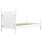 Walker Edison Vivienne Twin Platform Bed in White, , large