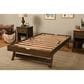 Sable Home Boho Twin Daybed with Pop Up Trundle and 1 Mattress in Rustic Walnut, , large