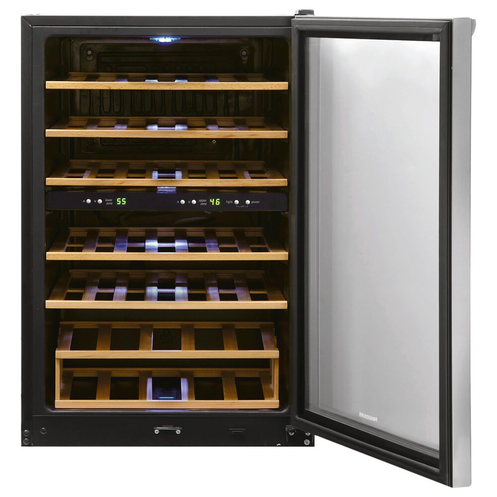 Frigidaire 4.4 Cu. Ft. Wine Cooler with Two Zone in Stainless Steel, , large