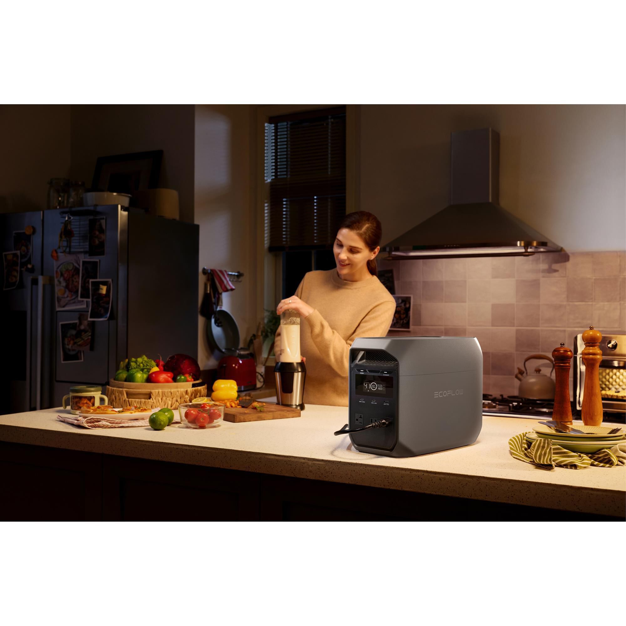 EcoFlow Delta 3 Classic Portable Power Station in Dark Gray