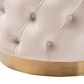 Baxton Studio Valeria Ottoman in Light Beige, , large