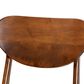 Baxton Studio Katya Side Chair with Sand Cushion in Walnut Brown (Set of 2), , large