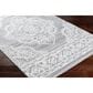 Surya Piazza PZZ-2301 6" x 9" White, Gray Area Rug, , large