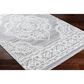 Surya Piazza PZZ-2301 6" x 9" White, Gray Area Rug, , large