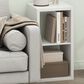 HOMLUX 2-Cube Reversible Open Back Bookshelf in White, , large