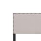 Richlands Furniture Willow Queen Upholstered Panel Bed in Gray Fog, , large