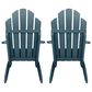 Highwood USA Classic Westport Adirondack Chair in Nantucket Blue (Set of 2), , large