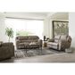 Catnapper Flynn Power Reclining Lay Flat Sofa with Power Headrest and Lumbar, Dual Heat and Massage in Fig, , large