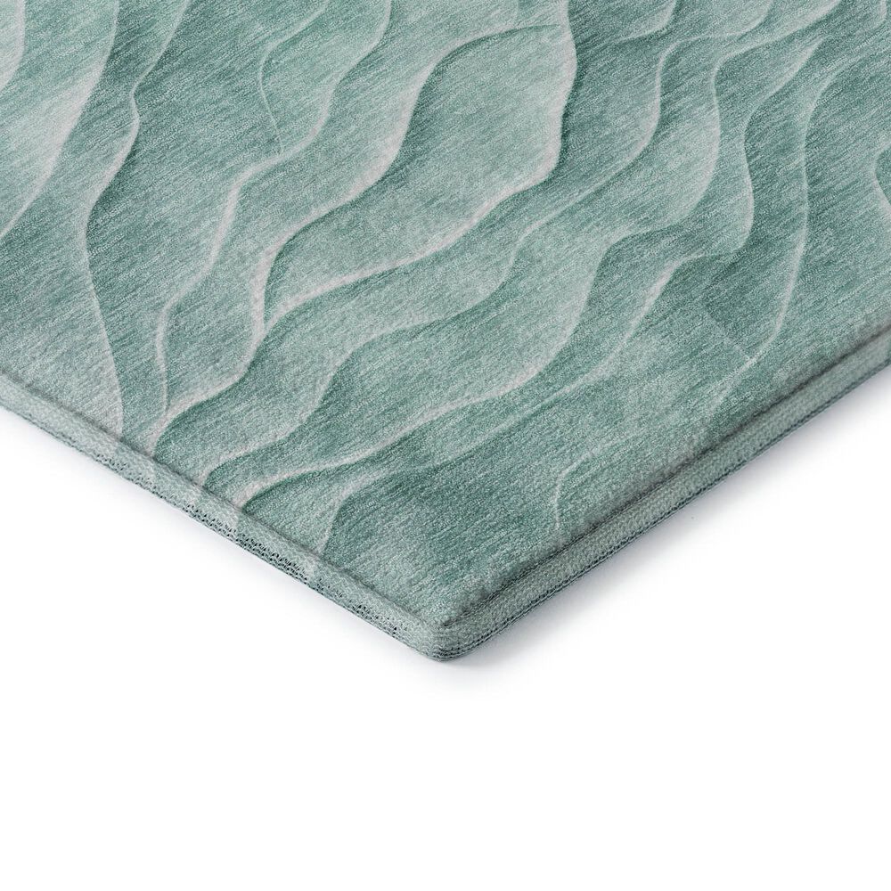Dalyn Rug Company Pacifica PA1 2&#39;3&quot; x 7&#39;6&quot; Aqua Runner, , large