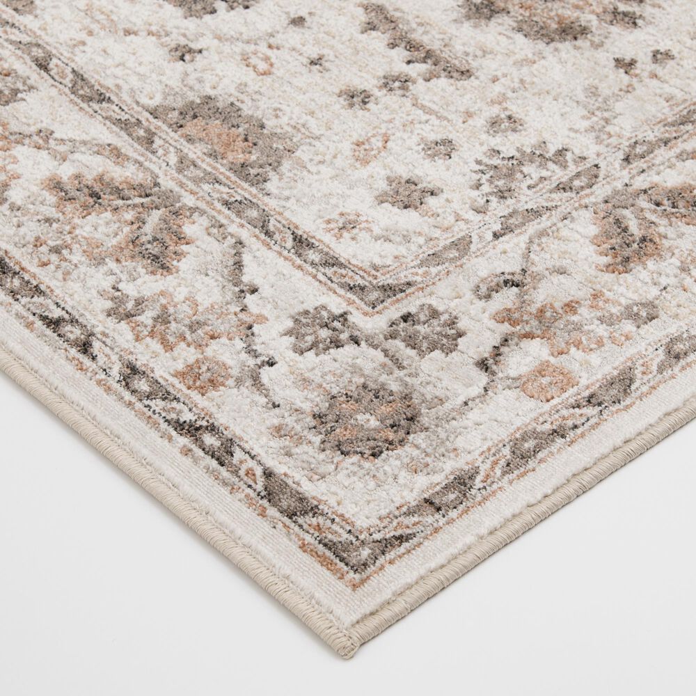 Central Oriental Heirloom Brigitta Cinnabar and Blush 5&#39;3&quot; x 7&#39;7&quot; Area Rug, , large