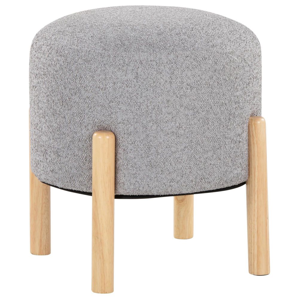 Lumisource Michelle Terry Ottoman in Light Grey, , large