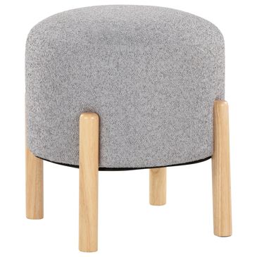 Lumisource Michelle Terry Ottoman in Light Grey, , large