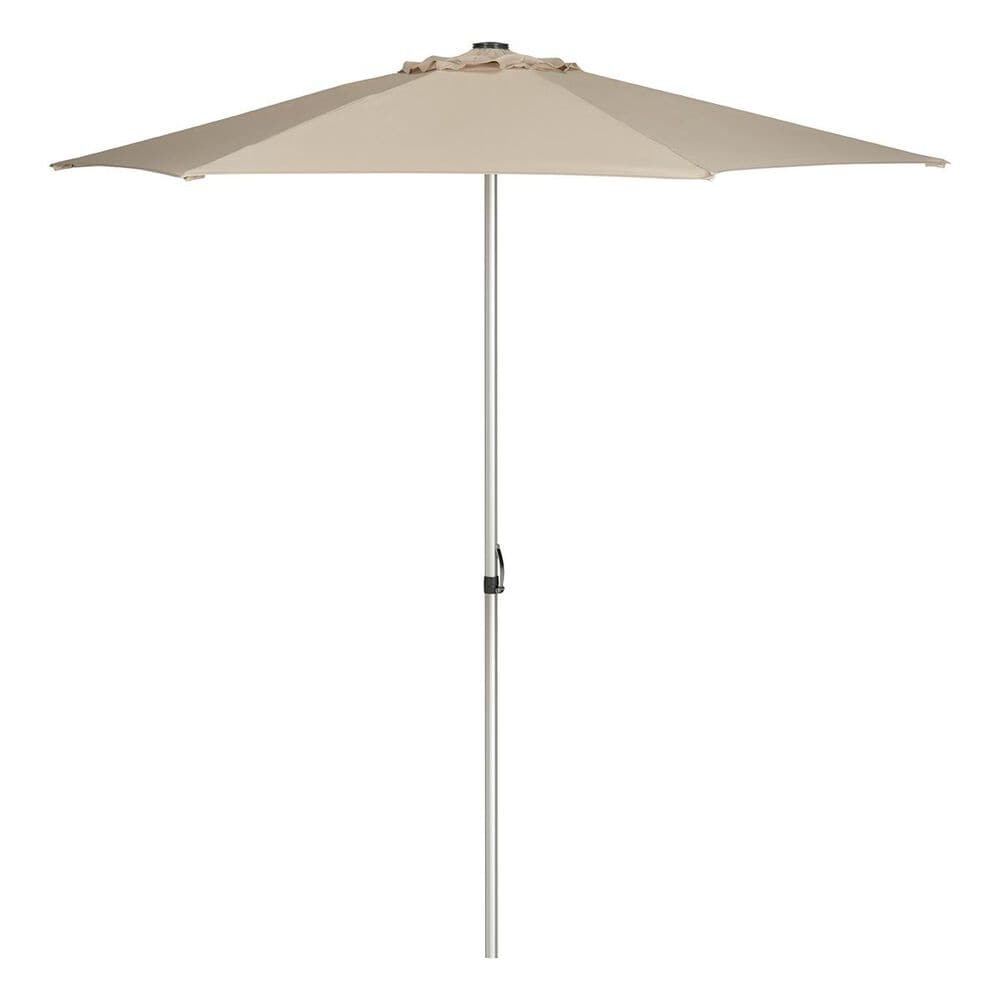 Safavieh Hurst 9' Push Up Umbrella in Beige, , large