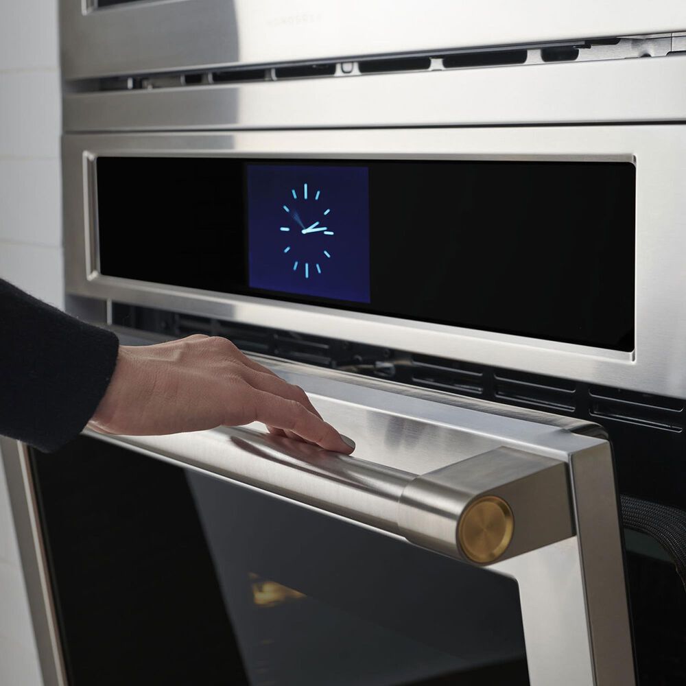 Monogram Statement 30&quot; Electric Single Wall Oven with Convection in Stainless Steel, , large