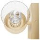 Hunter Lenlock 16" 2-Light Vanity with Seeded Shade in Alturas Gold, , large