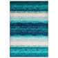 Surya Paramount 7"10" x 11"2" Teal, Aqua, Navy, Taupe and Cream Area Rug, , large