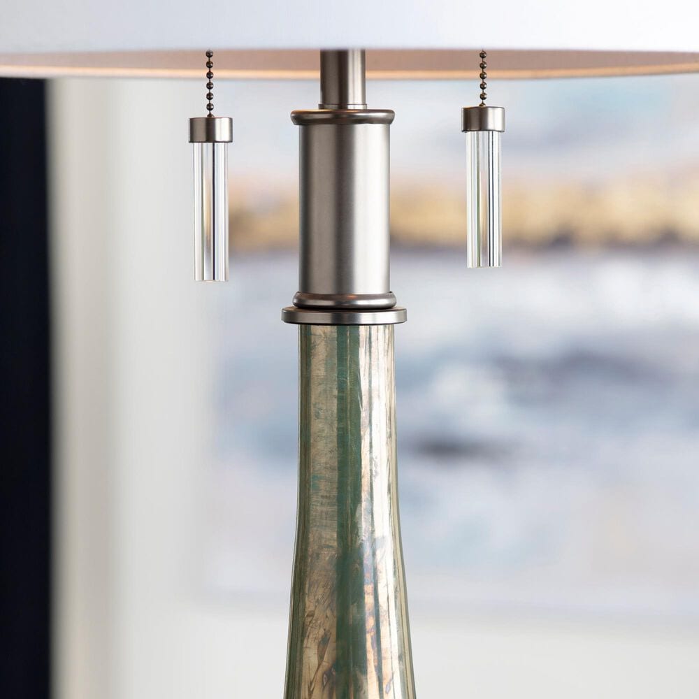 Crestview Collection Lira Twin Pull Chain Table Lamp in Gold, , large