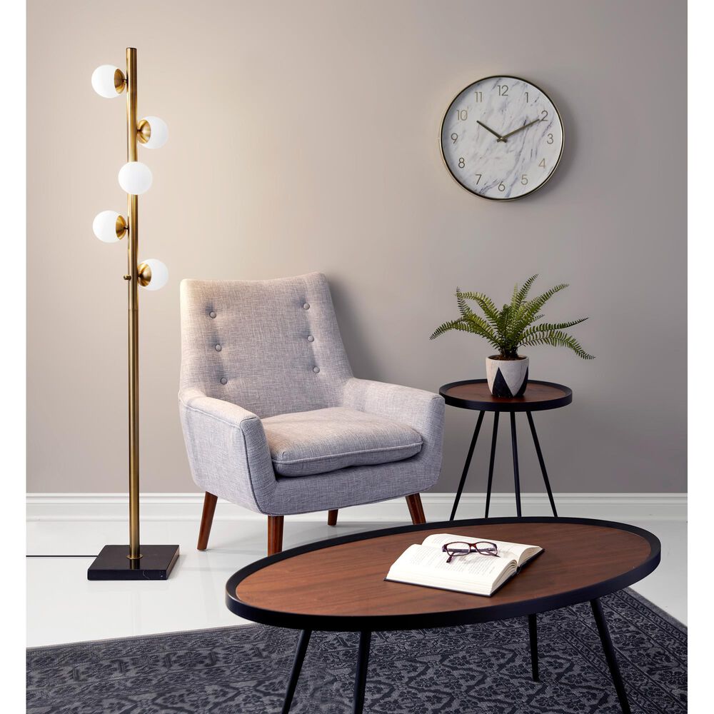 Adesso Doppler Led Tree Lamp In Antique Brass Nebraska Furniture Mart Adesso Doppler Led Tree Lamp In Antique, Doppler Antique Brass Led Tree Floor Lamp