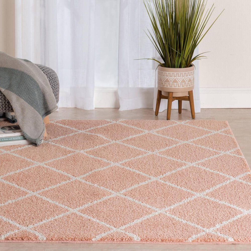 Central Oriental Salinas Brampton 5&#39; x 7&#39; Quartz and Buff Area Rug, , large