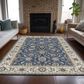 Dalyn Rug Company Hatay HY1 10" x 14" Navy Area Rug, , large