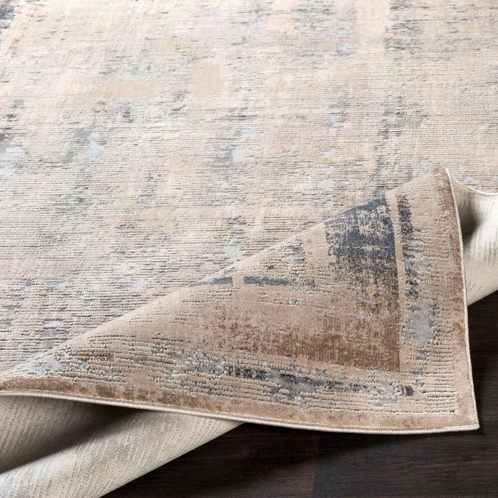 Surya Alpine 2&#39; x 2&#39;11&quot; Taupe, Gray, Charcoal and Medium Brown Area Rug, , large
