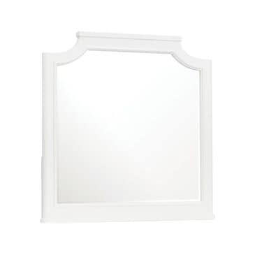 Samuel Lawrence Savannah Beveled Mirror in White, , large