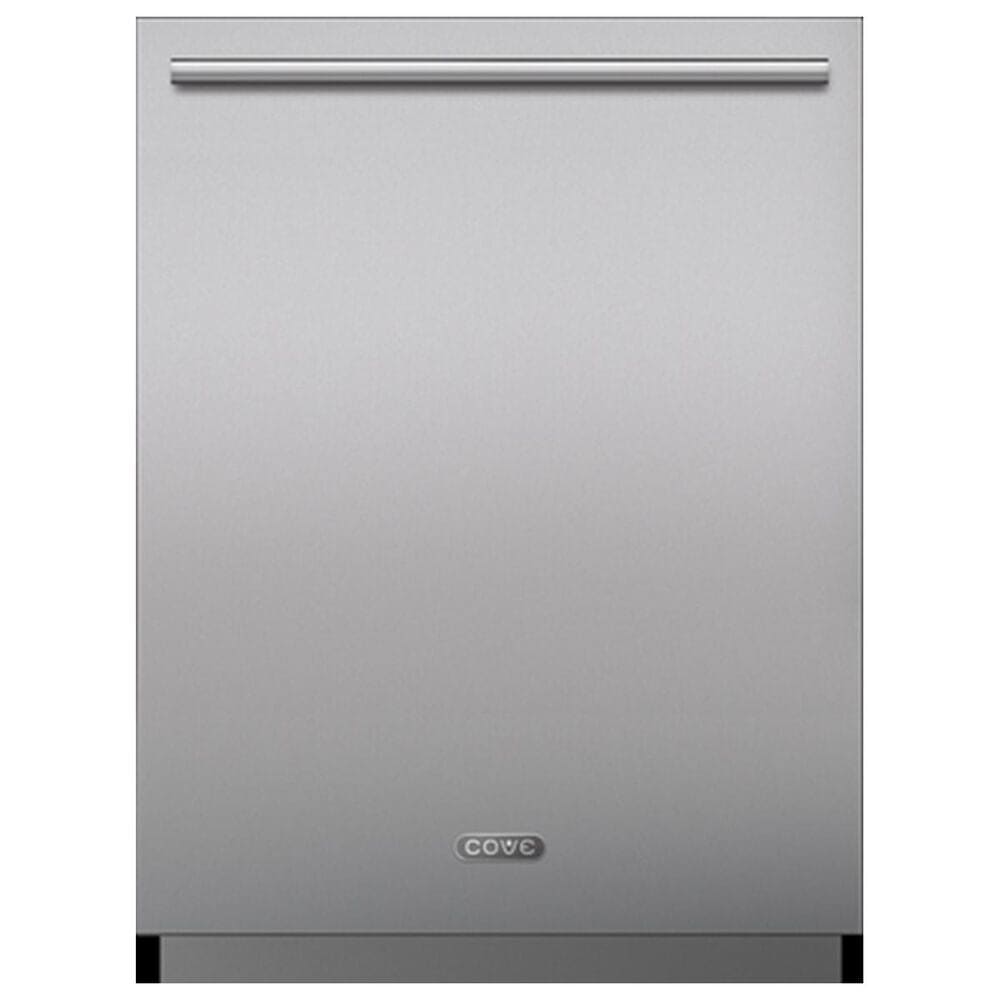 Cove 24" Opening Dishwasher Door Panel with Tubular Handle in Stainless Steel, , large