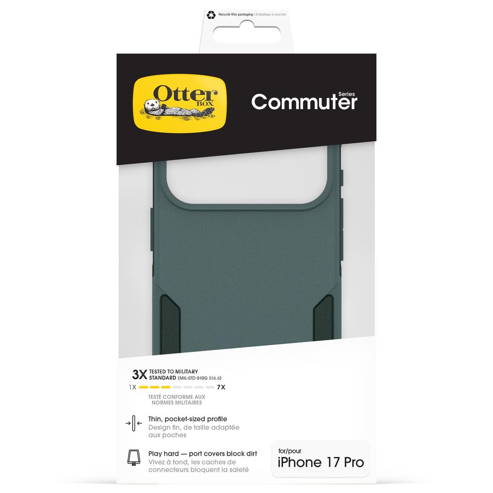OtterBox Commuter MagSafe Case with Camera Control for Apple iPhone 17 Pro in Sagebrush Green, , large