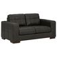 Ashley Luigi Stationary Loveseat in Thunder, , large