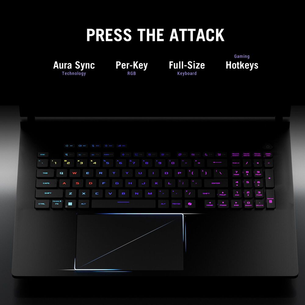 ASUS Strix SCAR 18&quot; Gaming Laptop | Intel Core Ultra 9 275HX - 16GB RAM - NVIDIA GeForce RTX 5080 Graphics - 2TB SSD in Eclipse Gray, , large