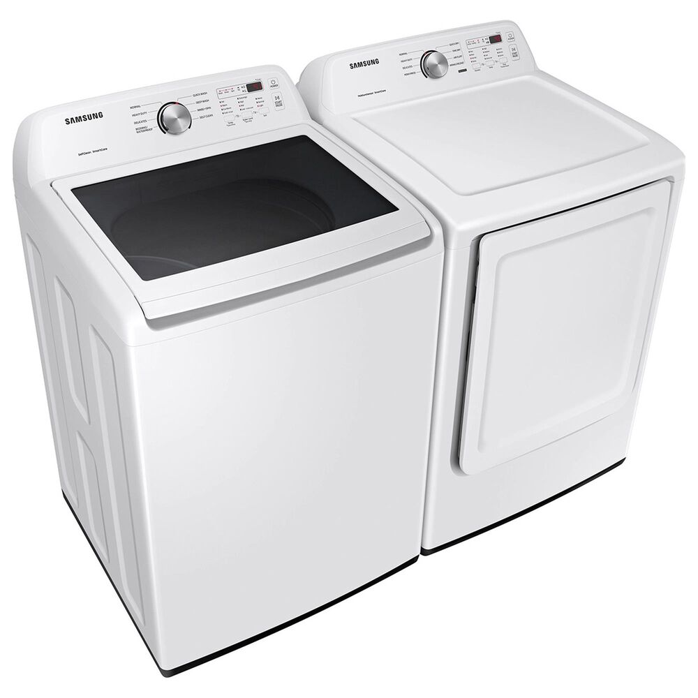 Samsung 4.4 Cu. Ft. Top Load Washer and 7.2 Cu. Ft. Electric Dryer