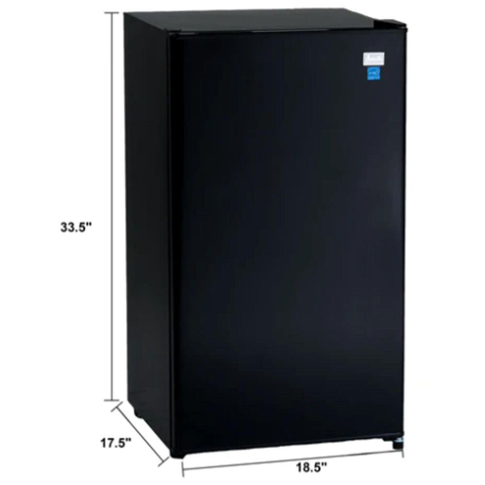 Avanti 3.2 Cu. Ft.  Compact Refrigerator in Black, , large