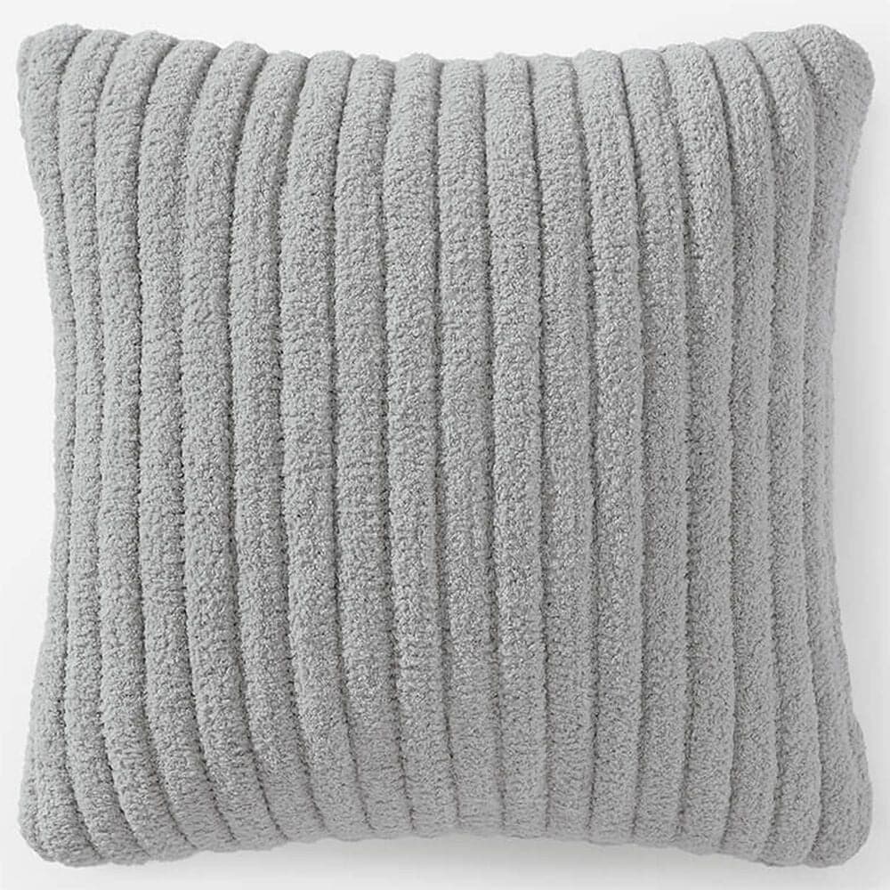 Sunday Citizen Snug Piped 20" Square Throw Pillow in Cloud Gray, , large