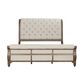 Belle Furnishings Americana Farmhouse Queen Sleigh Bed in Dusty Taupe, , large