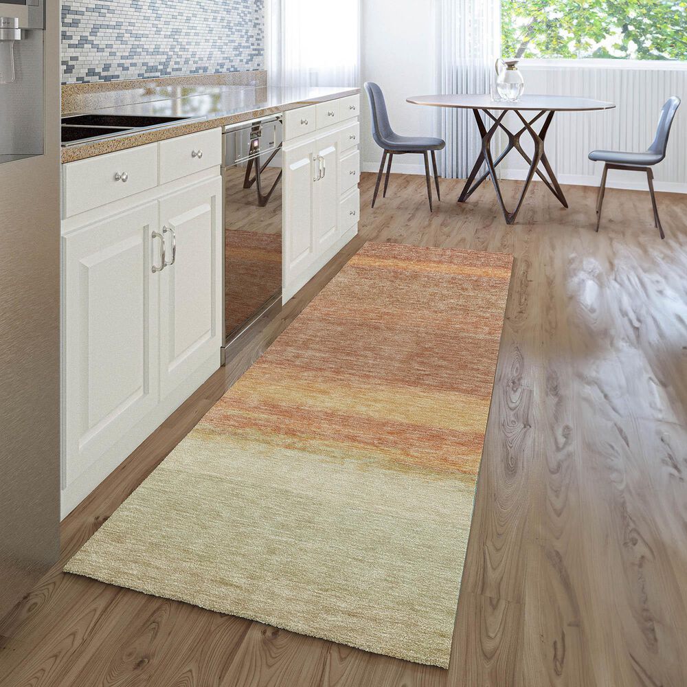 Dalyn Rug Company Trevi TV2 2&#39;3&quot; x 7&#39;6&quot; Salmon Runner, , large
