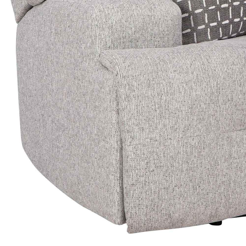 Ashley Acklen Place 3-Piece Power Symmetrical Reclining Sofa in Pewter, , large