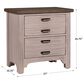 Viceray Collections Bungalow 2 Drawer Nightstand in Dover Grey and Folkstone, , large