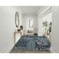 Nourison Garden Oasis GOA02 Navy 9" x 12" Indoor/Outdoor Area Rug, , large